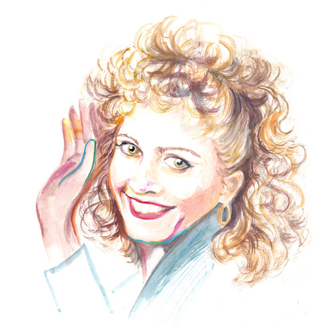 Olivia Newton John (illustration)