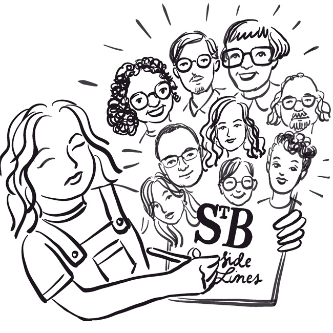 St Bride Foundation (live drawing)